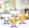 Jogo de Taças de Sobremesa de Vidro 300ml – 4 Peças Ruvolo Cancun