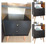 Kit com 2 Mesas de Cabeceira Retrô Dream Plus – Rpm Móveis