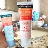 Protetor Solar Facial Para Pele Seca NEUTROGENA SUN FRESH Derm Care Com Cor FPS 70, 40g
