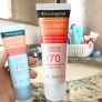 Protetor Solar Facial Para Pele Seca NEUTROGENA SUN FRESH Derm Care Com Cor FPS 70, 40g