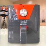 Black+Decker Fritadeira elétrica sem óleo mais prática e compacta 700W 127V