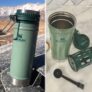 Stanley 10-01855-013 The Travel Mug French Press Hammertone Green 473 ml