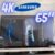 Smart TV LED 65″ 4K UHD Samsung UN65BU8000 – Wifi, HDMI, USB