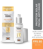 Protetor Solar Facial Antiaging ISDIN Fusion Water5 Stars Age Repair FPS 50