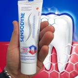 Creme Dental Sensibilidade & Gengivas para Dentes Sensíveis e Sangramentos na Gengiva, Sensodyne, 100g, Sensodyne, 100g