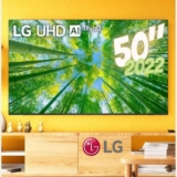 Smart TV LED 50″ 4K UHD LG 50UQ801COSB.BWZ – IA LG ThinQ, Alexa built-in