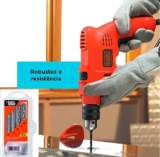 BLACK+DECKER Furadeira de Impacto de 3/8 Pol. (10mm) 560W 2.800 RPM 110V TM500AMZ