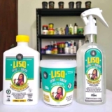 Lola Cosmetics Liso Leve and Solto Kit – Shampoo + Máscara + Spray