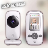 Babá Eletrônica Motorola MBP481 – Tela de 2″, Zoom Digital e Visão Noturna Infravermelha