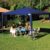 Gazebo 3m X 3m Ráfia Azul Mor