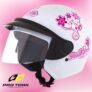 Pro Tork Capacete Liberty Three For Girls 56 Branco/Rosa
