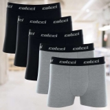 Kit 5 Cuecas Boxer Algodão, Colcci, Masculino