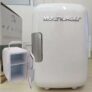 Mini Geladeira Multilaser 4L 12V 110V Capacidade 6 Latas 350ML Com Cabo DC Sem Cabo AC Branca Tv009