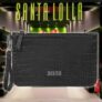 Bolsa Santa Lolla Clutch Croco Feminina