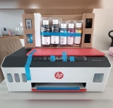 Multifuncional HP Smart Tank 514 – Tanque de tinta (3YW74A), Branco/Vermelho