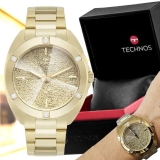 Relógio Technos Feminino Crystal Dourado – 2033CU/1X