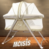 Berço Moisés Portátil Com Balanço Comfy 9kgs Bege – MaxiBaby