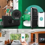 Fechadura Smart de Sobrepor Compatível com Alexa IFR 1001 Preto Intelbras
