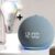 Echo Dot (4ª geração): Smart Speaker com Relógio e Alexa – Cor Azul + Lâmpada Inteligente Elgin
