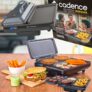 Grill Burger 3 em 1, Preto, Cadence