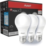 KIT COM 3 LÂMPADAS LED BULBO 15W BIVOLT 6500K Branco Frio AVANT