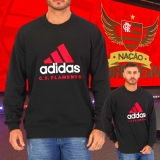 Blusa Moletom Flamengo DNA Adidas Masculina