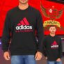 Blusa Moletom Flamengo DNA Adidas Masculina