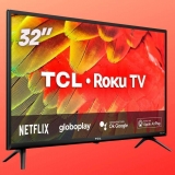 Smart TV 32” HD LED TCL RS530 Wi-Fi – Bluetooth 3 HDMI 1 USB