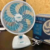 Ventilador de mesa 30cm, Ultra, 220V, Branco/Azul – V-30-6P