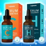 KIT Facial 1 Sérum Vitamina C (Repara, Clareia e Revitaliza) + 1 Sérum Hidratante Ácido Hialurônico (Hidrata, Suaviza e Tonifica)