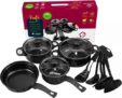 Conjunto de Panelas Pratic Antiaderente Black 13 Peças – Casa Prestige