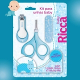 Kit Manicure Baby Colors Ricca Azul, Ricca