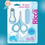 Kit Manicure Baby Colors Ricca Azul, Ricca