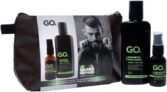 Kit Necessaire Shampoo e Óleo Tree, barba e cabelo, anti coceira, previne a caspa, natural, vegano, sem sulfato, sem sal, hidratante e condicionante, com necessaire Go Man 2 produtos em 1