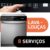 Lava Louças Brastemp Cinza Metálico com 08 Serviços e 05 Programas de Lavagem -BLF08BB
