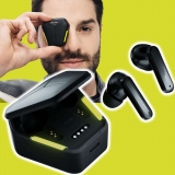 Fone de Ouvido WAAW by ALOK Energy 100 Bluetooth, TWS Com Modo Gamer e Resistente à Água