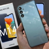 Smartphone Samsung Galaxy M14 5G, 128GB, 4GB RAM, Tela Infinita de 6.6″ Dual Chip