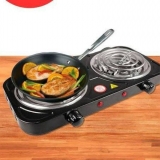 Fogão Elétrico Portátil Cooktop 2 Bocas Elgin