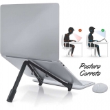 LiteStand Note – Suporte para Notebook – Octoo, Ice Silver/Roxo