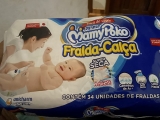Fralda Calça MamyPoko Tamanho P, embalagem Jumbinho, 34 unidades