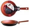 Frigideira 26 cm ColorStone de alumínio com antiaderente Terracota, ALU8358-TC, Euro Home