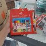 Lápis de Cor, Faber-Castell, Ecolápis Caras & Cores, 120124CC, 24 Cores + 3 Tons de Pele