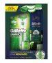 Aparelho de Barbear Mach3 Sensitive 1 Unidade + Refis Para Barbear Mach3 Sensitive 3 Unidades + Espuma de Barbear Sensitive 56G, Gillette