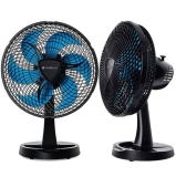Ventilador Cadence New Windy, 110V, Preto e Azul, VTR560
