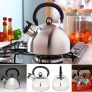 Chaleira Aço Inox Delizie, Mor, 2.5L