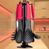 Conjunto de Gadgets de Nylon 7 Peças Euro Vermelho