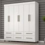 Guarda-roupa Casal 6 Portas 6 Gavetas Araplac – Maia