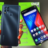 Smartphone Infinix Hot 11 128GB Prata – 4G 4GB RAM 6,82” Câm. Tripla + Selfie 8MP