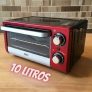 Forno Elétrico Oster Compact, 10L, 110V, Vermelho, 1050W