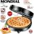 Waffle Mondial, Pratic, 220V, Preto/Inox, 1200W – GW-01